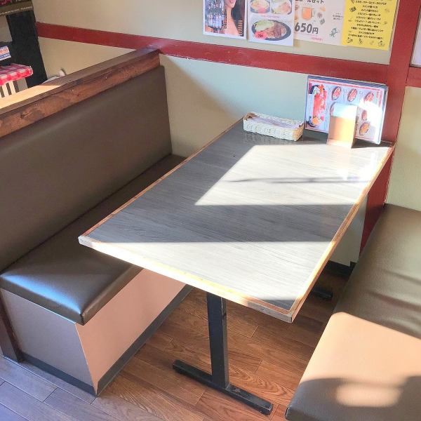 You can enjoy your meal slowly in the calm atmosphere in the shop.The number of seats is 30, there are table seats, as well as BOX seats, which makes it easy to sit comfortably!