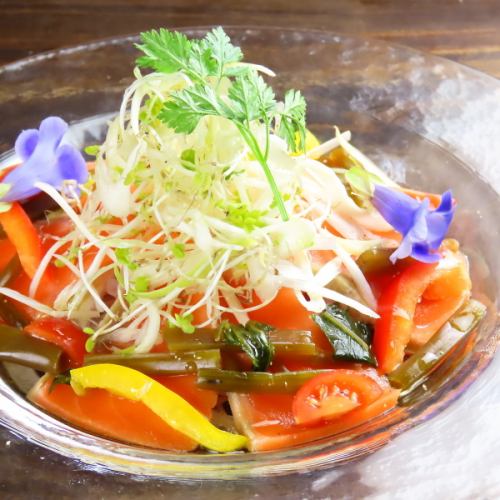 煙燻鮭魚奶油乳酪義式沙拉