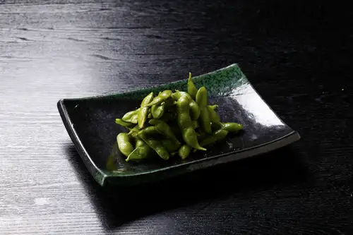 This is delicious! Roasted edamame