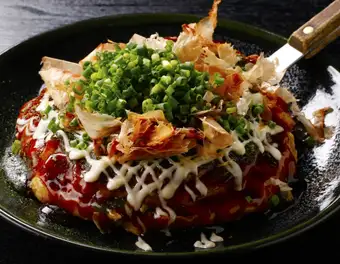 Osaka-style okonomiyaki