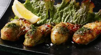 Butter-grilled oysters (4 pieces)