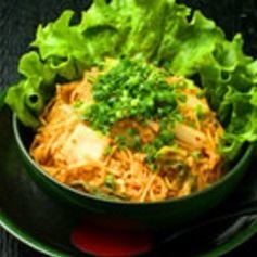 Kimchi soba rice