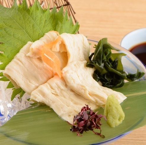 【推薦！】京都特產豆腐皮生魚片