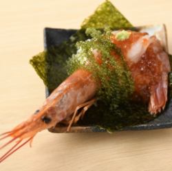 【一口手卷】虾、鲑鱼子、海葡萄