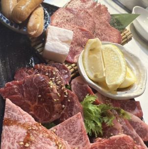 焼肉盛り合わせ　400g