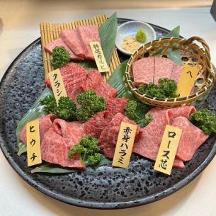 近江牛特撰大皿6種盛り合わせ