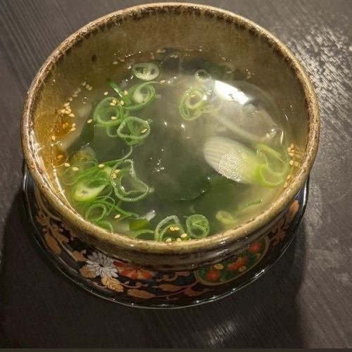 わかめスープ/たまごスープ