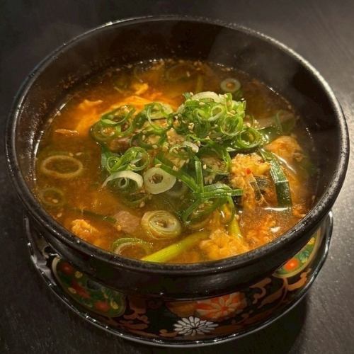 ユッケジャンスープ