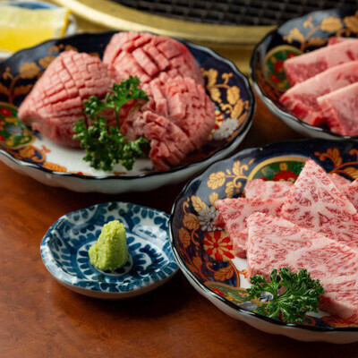  厚切りタン付き！食べ飲み2H【和牛最強コスパの進化版】土日祝日(お盆期間含む) 6900円(税込)