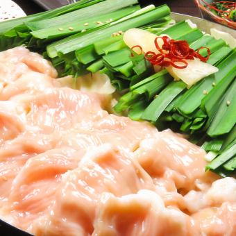 【選べるメイン】本格博多もつ鍋or広島産牡蠣鍋！全8品2H飲放付　5500⇒5000円(税込)