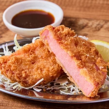 厚切り肉屋のハムカツ