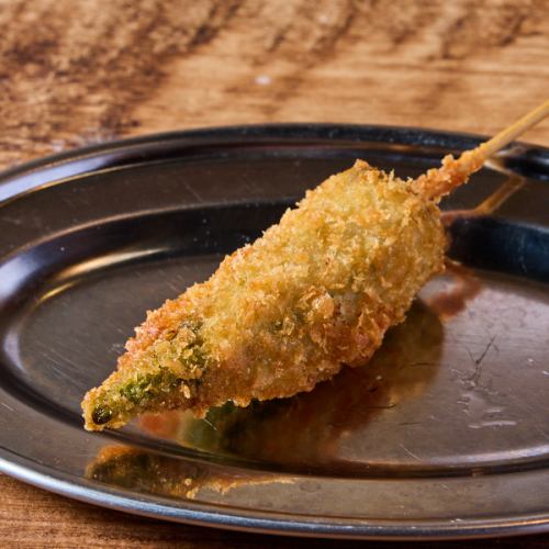 オクラ串揚げ