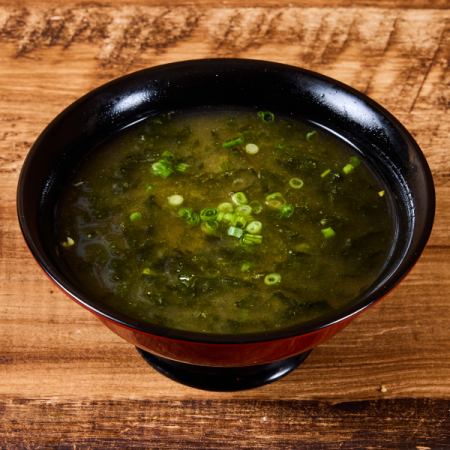 青さ海苔のお味噌汁