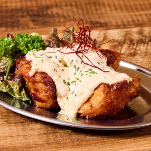 秘伝の出汁唐揚げ 謹製タルタル　3ヶ