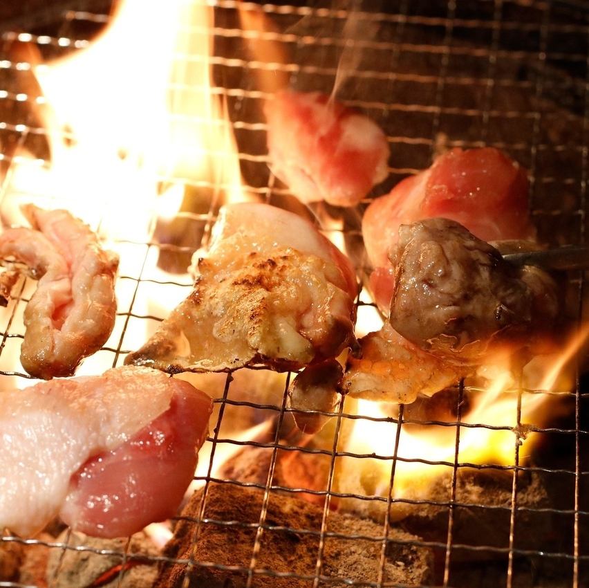 個室完備×喫煙可　飲み放題980円　野菜肉巻き串　大山どりのチーズフォンデュ