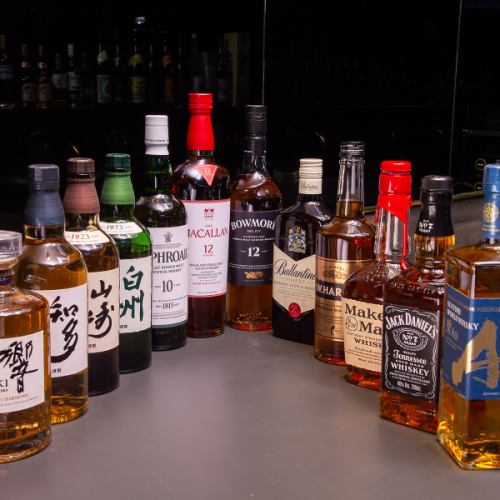 奥深い香りが広がるウイスキー各種