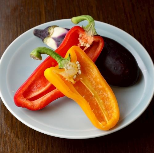 季節の焼き野菜