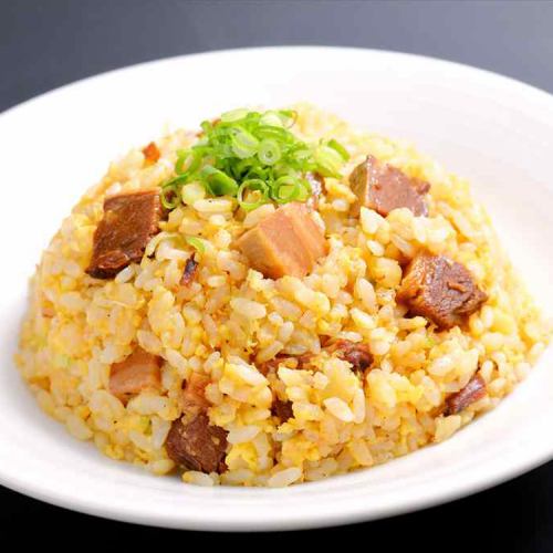 Fried rice with roasted pork