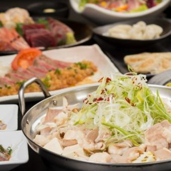 <12月/1月/2月>【当日OK】博多中州 三昧コース【120分生ビール込飲み放題付】