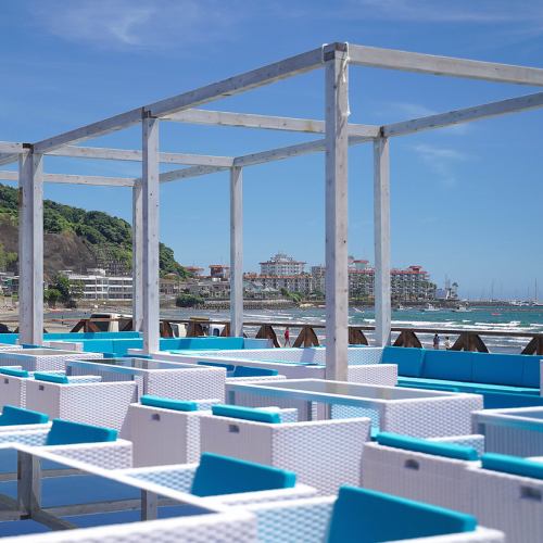 日本最大級44mの海の家!ZAIMOKUZA BEACH HOUSE!