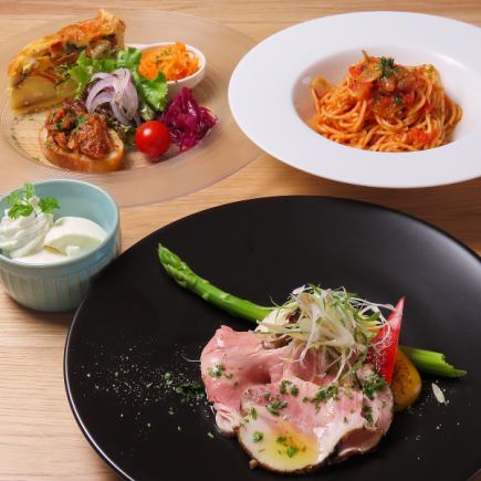 山形豚のローストポークコース　3500円