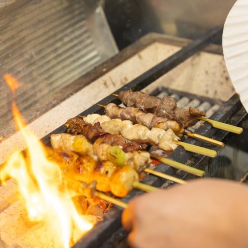 職人の炭火焼きを堪能◎
