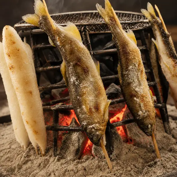 囲炉裏の焼き物