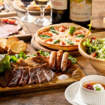 Most popular [Standard Course] 3 hours all-you-can-drink, 7 dishes in total, steak, Margherita, etc.