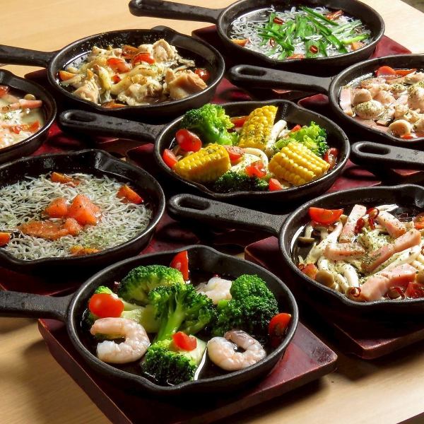 All items are 777 yen! Choose from 11 types of ajillo