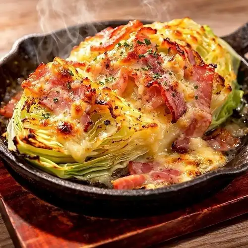 キャベツのオーブン焼き