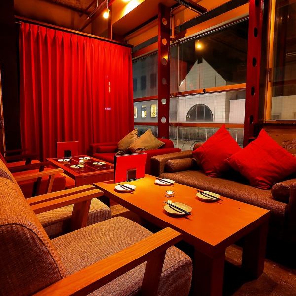 ● [~ Night view view ・ VIP complete private room ~: Girls-only gathering ・ Secret sofa private room ~ Western modern ~]: ● Up to 6 ~ 12 people.Sofa private room space with a "bewitching atmosphere" motif