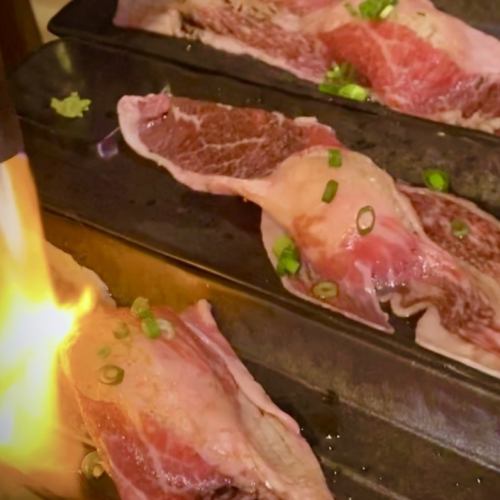 ● 볶은 일본 쇠고기 스시