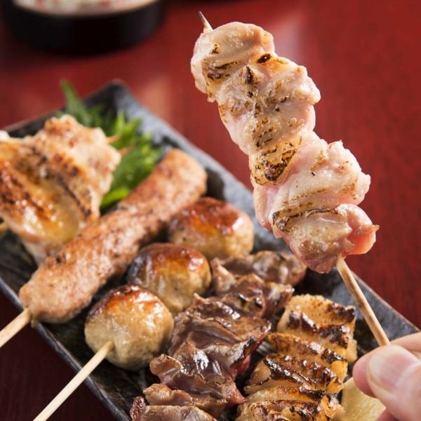 All-you-can-eat yakitori plan 2,000 yen for 120 minutes ~☆