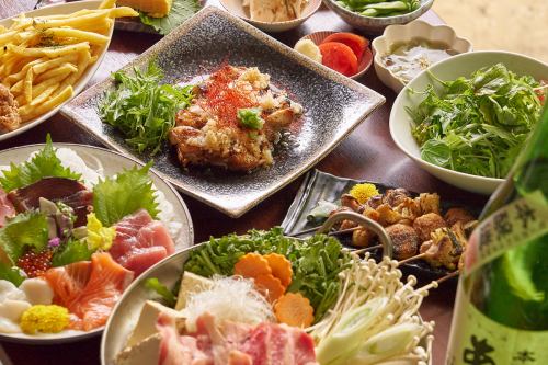 ★Limited hot pot course with all-you-can-drink for 3 hours★: A hearty course starts at 4,900 yen ◎Please use it for various parties♪