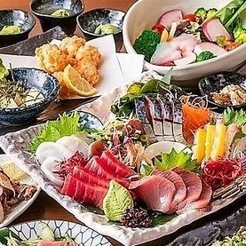 ◆ランチ限定：3H生付飲み放題【薫コース】女子会必見！海の幸を堪能◎【全7品】5000円⇒4000円