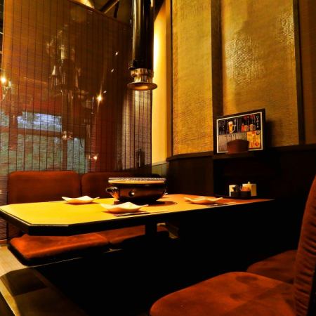 <3F: horigotatsu seats> Accommodates up to 4 people! The relaxed atmosphere is perfect for girls' nights out and birthday parties♪