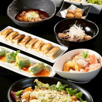 ★新【4名様からご予約OK】贅沢中華×飲み放題！GAKU満喫コース