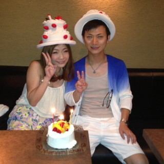 誕生日や結婚記念日をスタッフも一緒にお祝いします！◆◆記念日コースプラン◆◆