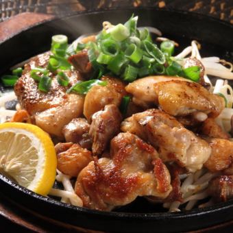 ジューシーもも肉の塩焼き
