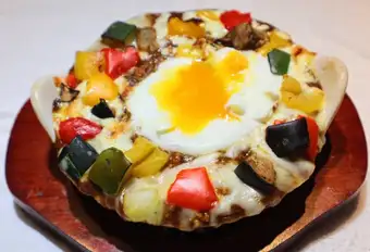 여름 야채 치즈 구운 카레