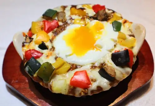 여름 야채 치즈 구운 카레