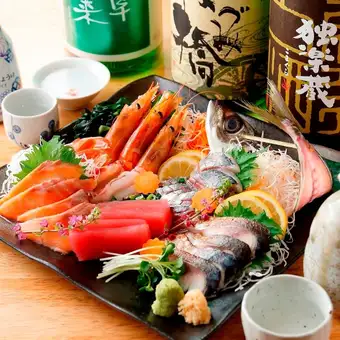 本日の鮮魚五点盛り