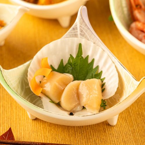 ホタテ刺身