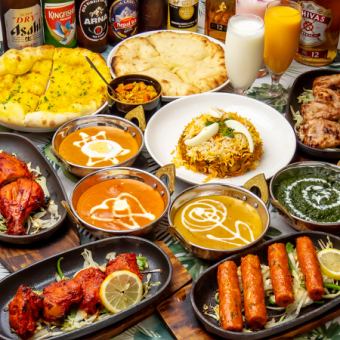 食べ・飲み放題2時間コース＜全34品＞3500円(税込)