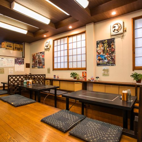 1～4名様でご利用可能な掘りごたつ席を、全5卓ご用意しております！複数卓一緒にご利用も可能なので、様々な人数で使いやすいです♪