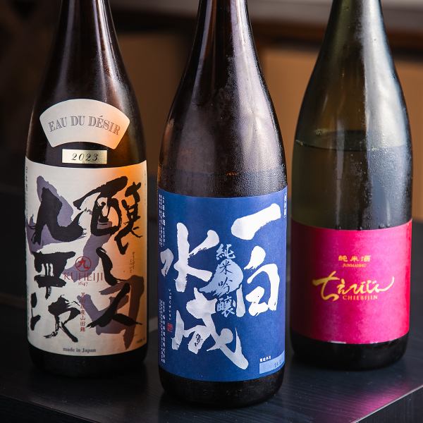 【◆種類豊富！◆】鉄板焼きと相性抜群！定番のお酒や、豊富な焼酎・日本酒の品揃え♪