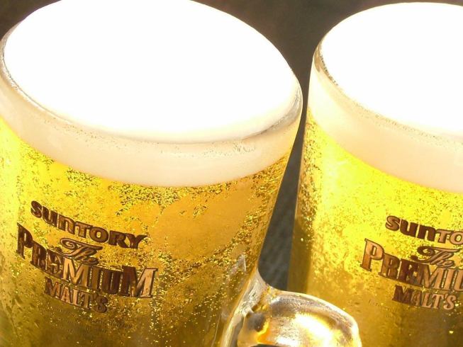 サントリープレミアムモルツがなんと飲み放題！ビール好きに◎♪