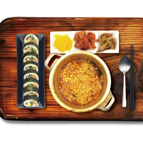 Shin Ramen & Kimbap Set