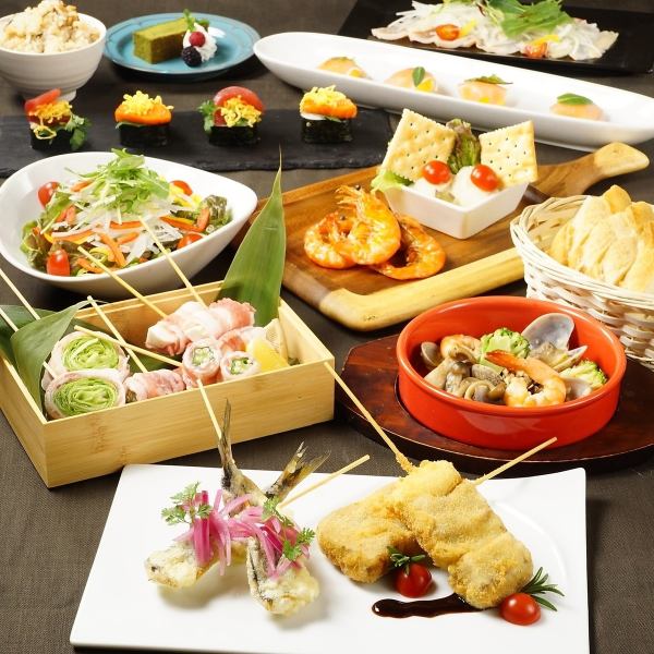 Satisfying course meals with rich content and volume are available from 3,000 yen (tax included)♪ In addition, we also have courses that include all-you-can-drink♪