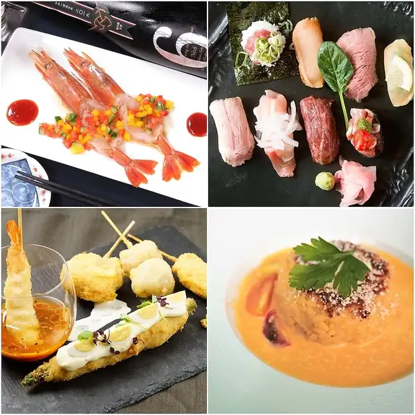 120 kinds of original and creative dishes that transcend genres, as well as comforting classics! A variety of dishes that our chefs have perfected through extensive research and development!